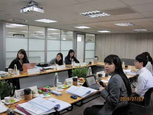 台湾評鑑協会との合同職員研修に参加しました。